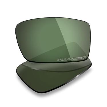 Imagem de Mryok Lentes de reposição ultra polarizadas compatíveis com óculos de sol Oakley Currency OX8026, HD Polarized, proteção UV, resistente a impactos e ajuste perfeito - cinza verde