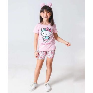 Imagem de Conjunto Infantil Estampa Hello Kitty Tam 4 a 10 Rosa-97061 - SANRIO, 