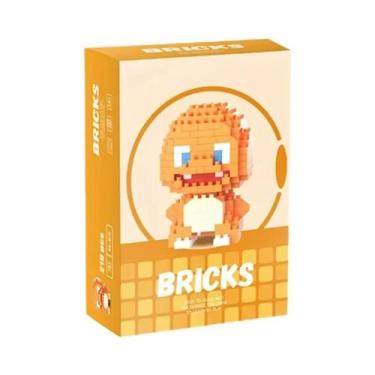 Imagem de Modelo De Blocos De Montar Gengar Charizard Pikachu Pokemon Para Menin