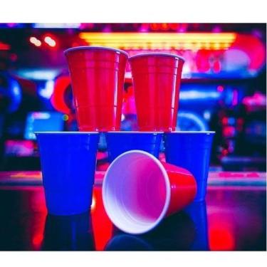 Imagem de Copo Americano Festa Fraternidade Beerpong 400ml 75 unidades - Trik Tr