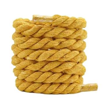 Imagem de Cadarços De Algodão Unissex De 10MM De Espessura Para Tênis De Lona, A