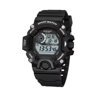Imagem de Relógio Digital À Prova D'água Masculino SANDA 326 Militar Para Ativid
