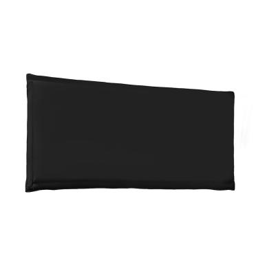 Imagem de Cabeceira Painel Garden Para Cama Box King 195 cm Corino Preto - D'Rossi