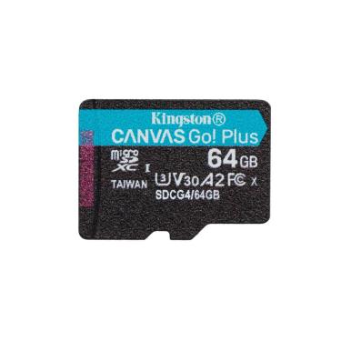 Imagem de Cartão MicroSDXC 64GB Kingston Canvas Go! Plus UHS-I U3 V30 A2 200mb/s