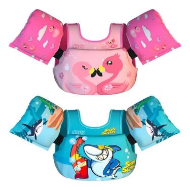 Imagem de Boia Braço Colete Espuma Infantil Piscina Criança 1 A 7 Anos