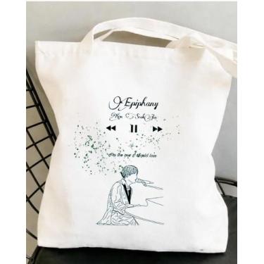 Imagem de Bag Ecobag Bolsa Epiphany Bts Army Bangtan - Sneko Store, Bege algodão