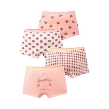 Imagem de Conjunto De Roupa Íntima De Verão Para Meninas, Pacote Com 4 Peças, Ca