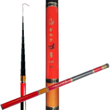 Imagem de Vara De Pesca Telescópica De Mão Lorben 5.30m Carbono Ultraleve-Unissex