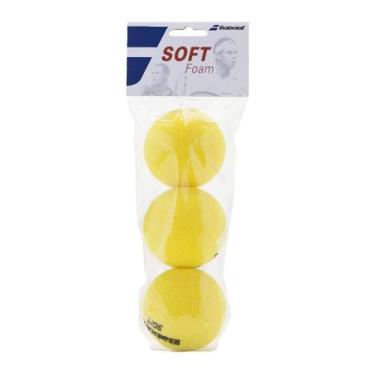 Imagem de Bola de Tênis Babolat Soft Foam Pack Com 03 Bolas