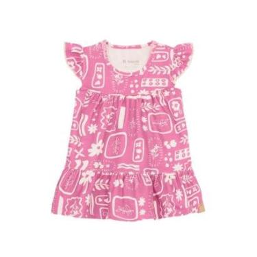 Imagem de Vestido bebê menina colorido Brandili Baby-Feminino