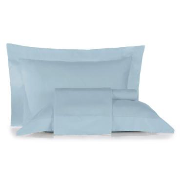 Imagem de Jogo De Cama King Altenburg Algodão Lux 200 Fios 100% Algodão Azul