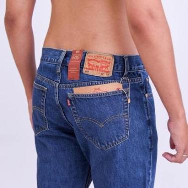 Imagem de Calça Jeans Masculina Levi's 505 Regular Lavagem Média-Masculino