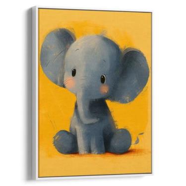 Imagem de Quadro decorativo Elefante Infantil em Um Mundo Mágico - Art Canvas, 9