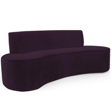 Imagem de Sofá 02 Lugares 150cm Mônaco Veludo Roxo - Nexta Casa