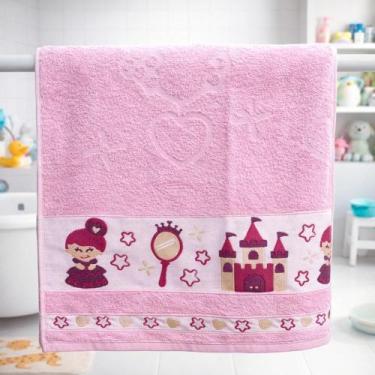 Imagem de Toalha De Banho Linha Kids 1,20m x 0,74m Infantil Menino e Meninas Est