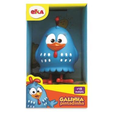 Imagem de Boneco galinha pintadinha vinil 15cm elka, ., UN