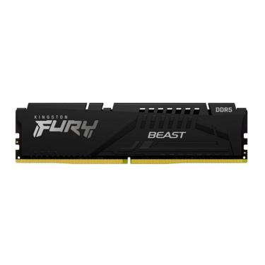 Imagem de Memória RAM Kingston Fury Beast, 32GB, 5600MT/s, DDR5, CL36, DIMM, Preto, EXPO - KF556C36BBE-32-Unissex