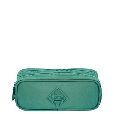 Imagem de Estojo 2 Compartimentos Crinkle Verde - Jade - Sestini, Verde