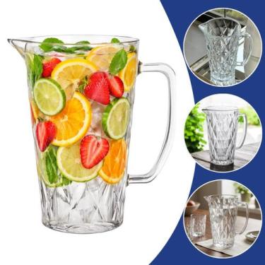 Imagem de Jarra De Vidro Diamont Para Suco Agua Bebidas 1,2 Litro Diamante Vidro