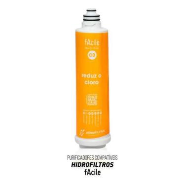 Imagem de Refil Filtro Facile C3 Purificador De Água Hidrofiltros - Re - Congrat