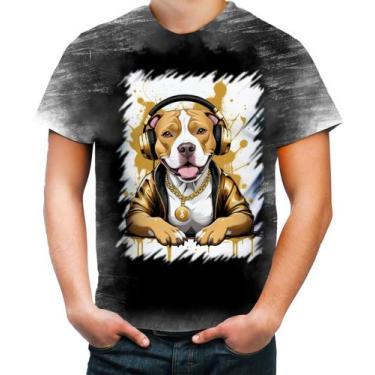 Imagem de Camiseta Desgaste Pitbull com Headphones 3 - Kasubeck Store®, INF 08