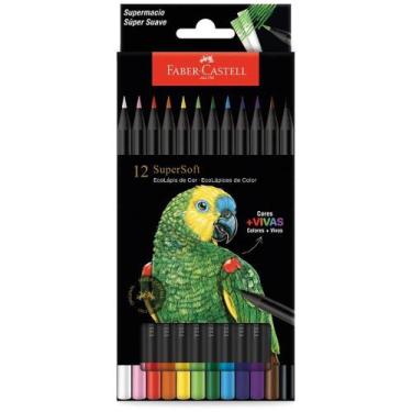 Imagem de Lápis de Cor Supersoft Faber-Castell 12 Cores
