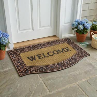 Imagem de Tapete Fibra de Coco Welcome Kapazi Marrom