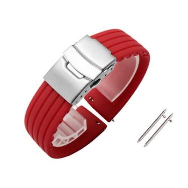 Imagem de Pulseira Deployant Compatível Com Smartwatch Colmi P42 20mm - Poolsy, 