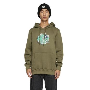 Imagem de Moletom Element Fech Magical Place 305 Verde Militar-Verde Militar-M-Masculino