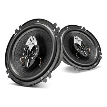 Imagem de Par Alto Falante 6 200w Som Automotivo Porta Carro 2 Vias Preto - TORQ