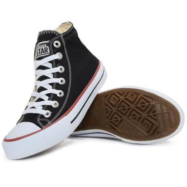 Imagem de Tênis Bota Infantil Casual NS STAR, Preto, 30