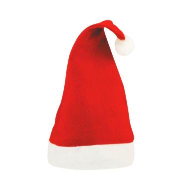 Imagem de Gorro de Papai Noel Feltro Prime Tamanho Único Adulto 37cm X 29cm 1 Unidade Vermelho Yangzi