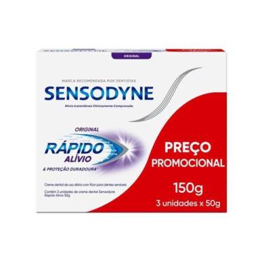 Imagem de Kit Creme Dental Sensodyne Rápido Alívio Leve 3 Pague 2