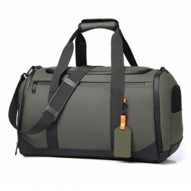Imagem de Bolsa De Viagem Unissex De Grande Capacidade Com Múltiplos Compartimen