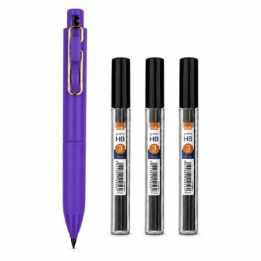 Imagem de Kit Lapiseira BRW Triton 3,0mm Grafite HB Retrátil Esboço Prototipagem