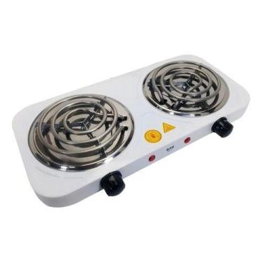 Imagem de Fogareiro Eletrico 2000w Cooktop 2 Bocas Branco 220v-Branco - GP6, Bra