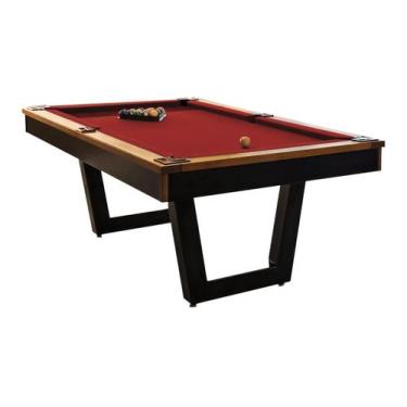 Imagem de Mesa de Sinuca/Bilhar - 2,34x1,34 - Nelson Bilhares, Bordô
