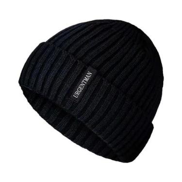 Imagem de Gorro Unissex Quente De Inverno Com Forro De Pelúcia, Gorros Casuais D