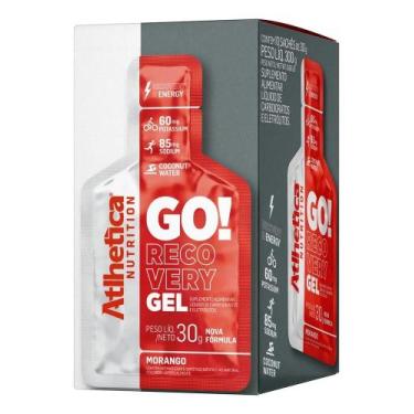 Imagem de GO! Gel Recovery (Display com 10 Sachês de 30g) Morango - Congratulati