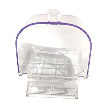 Imagem de Alimentador de pássaros Bandeja coletora de sementes Prato de comida para para pequenos pássaros Agapornis Caturras Canários Sun