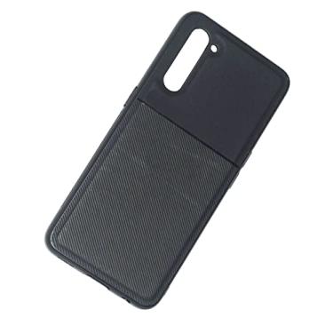 Imagem de Kepuch Mowen Case Capas Placa de Metal Embutida para OPPO Find X2 Lite/K7 - Preto