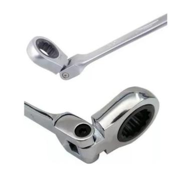 Imagem de Chave Combinada Articulada com Catraca Starfer 14mm