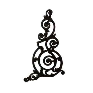 Imagem de Grade Ferro Fundido Arabesco Portão Varanda Sacada 51x80cm