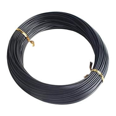 Imagem de Linha de pesca Menolana filamento preto linha líder de nylon forte para água salgada e carpa de água doce balões de costura grossa artesanato guirlanda, 30 m de diâmetro 2 mm 199 kg