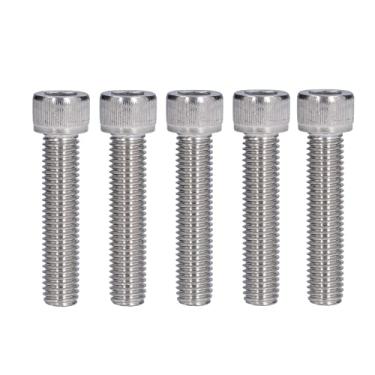 Imagem de Parafusos de aço inoxidável, parafusos de tampa de soquete multiuso métricos DIN 912 para construção de trabalhos DIY para indústria automotiva (M12*50)