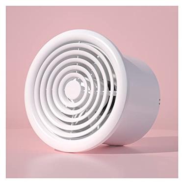 Imagem de Fã exausto 4 "6" 8 "Banheiro Ventilador de Ventilador de Ventilação da Válvula de Válvula de Válvula de Verificação Butterfly Pequeno Silencioso Fã de Exaustor, 1.5m Cabo de alimentação Ventiladores d