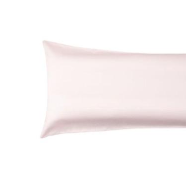 Imagem de Fronha Para Body Pillow 200 Fios 40X130cm Algodão Lux Rosa Lille - Alt
