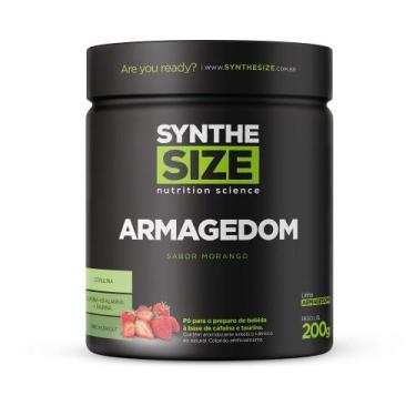 Imagem de Armagedom Pré Treino Sinthe Size Morango 200G - Synthe Size Nutrition