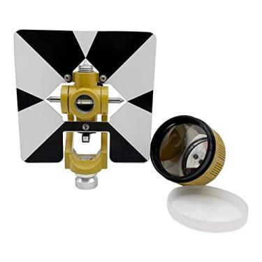 Imagem de Prisma único para total de estações de levantamento constante 0 mm 5/8 x 11 rosca Prisma alvo com bolsa macia