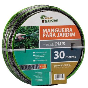 Imagem de Mangueira Trançada Plus Mjt 30M Com Esguicho - West Garden